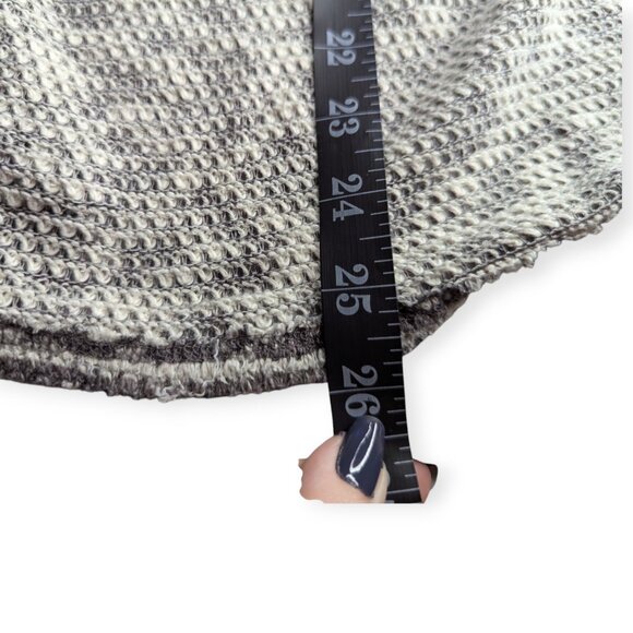 Xhilaration Gray & White Long Sleeve Lightweight Open Front Cardigan Size Small - Picture 9 of 9